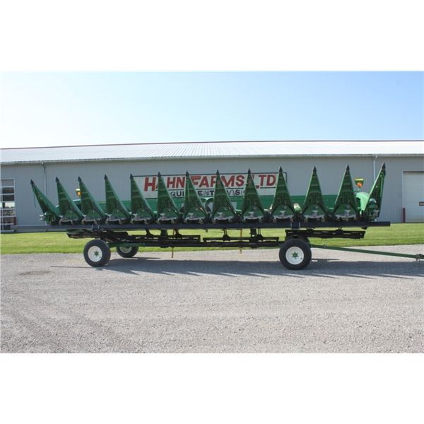 2017, JD 612C corn head, intermeshing knifes rolls (Header Carrier wagon IS NOT INCLUDED)