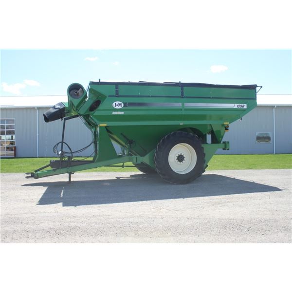 J & M 1250-20 grain cart, walking tandem, 20" auger