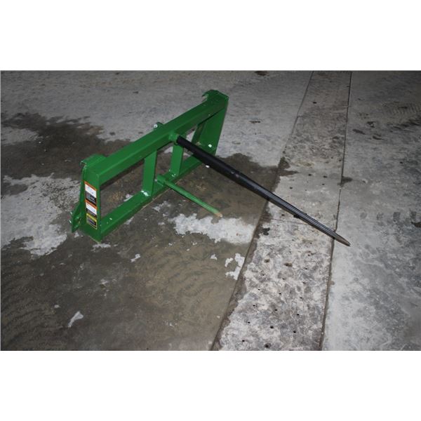 Frontier AB11E single prong bale spear, JD QT, New and Unused