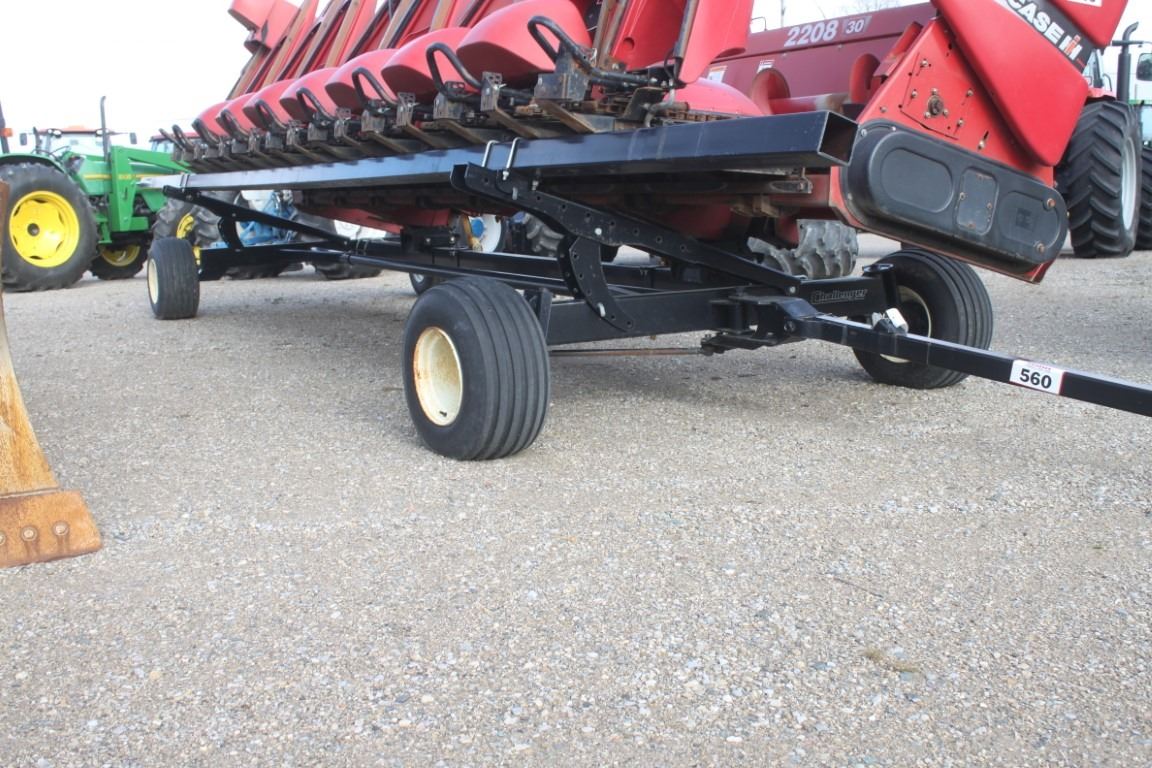 Challenger HC30 30' header carrier wagon, black