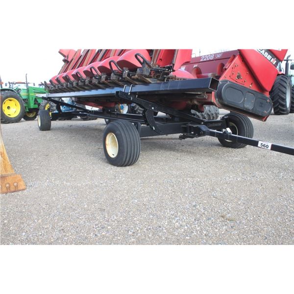 Challenger HC30 30' header carrier wagon, black