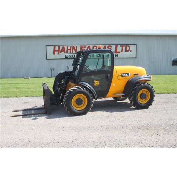 JCB 524-50 4wd telehandler, 6000lb capacity, 1079 hours