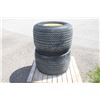 Image 2 : A pair of 33x21.50-15 floater tires, 6 bolt hub, sod tires