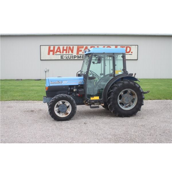 Landini 85F 4wd tractor, cab, air, orchard model, 2224 hours