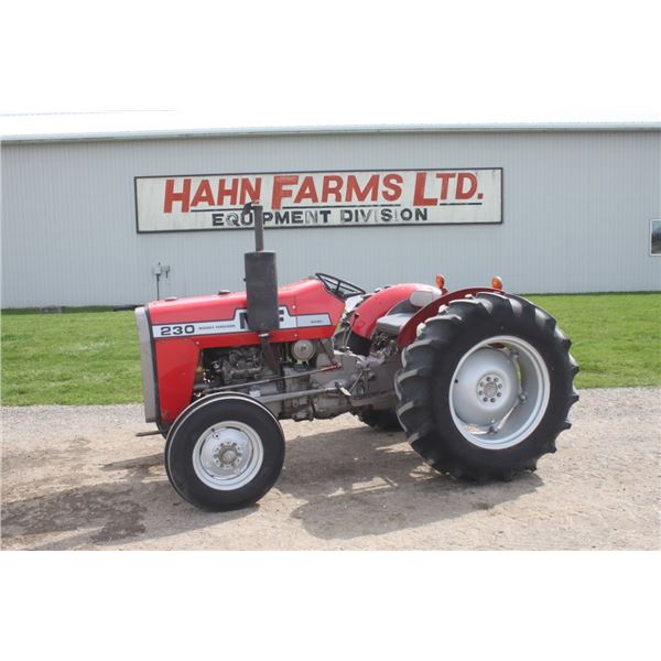 MF 230 2wd tractor, diesel, 3189 hours