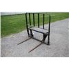 Image 1 : HLA 2 prong bale spear, high back, Alo/Euro coupler