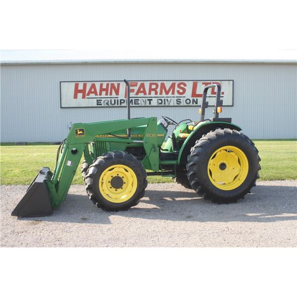 JD 5400 4wd tractor, rops, PowrReverser, 540 loader, showing 289 hours