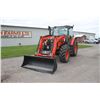 Image 2 : Kubota M6-111 4wd tractor, cab, air,  M47 SL loader, 1829 hours