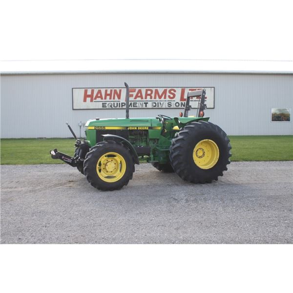 JD 2555 4wd tractor, rops front 3pth, Hi/Lo