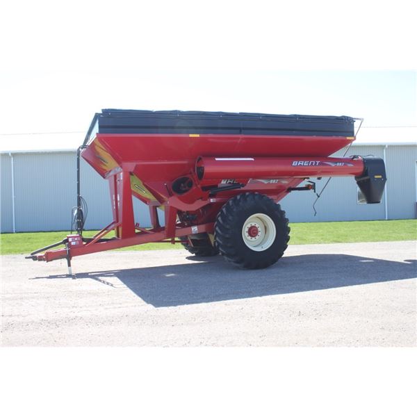 Brent 882 grain cart, 20" auger, camera with display