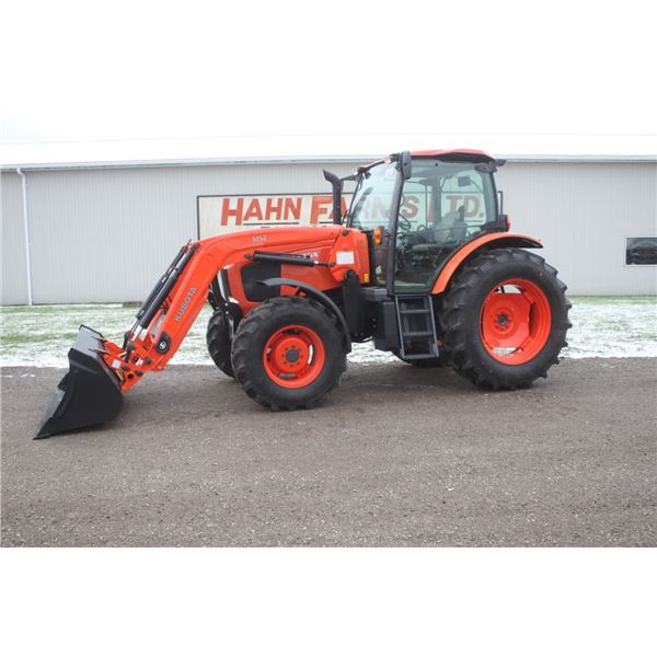 Kubota M135 GX 4wd tractor, New Q5 loader, 3540 hours