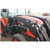 Image 13 : Kubota L6060 4wd tractor, cab, air, Hydro,  New Alo C18S SL loader, 1535 hours