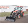 Image 2 : Kubota L6060 4wd tractor, cab, air, Hydro,  New Alo C18S SL loader, 1535 hours