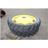 Image 2 : Set of 2 Kleber 300/95R46 row crop tires on JD 5000 series rims