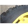 Image 6 : Set of 2 Kleber 230/95R48 row crop tires on JD 5000 series rims