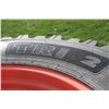 Image 5 : Set of 2 Nokian 480/80R34 tires on Kubota rims, cast centers, 6" pilot, 8" bolt circle