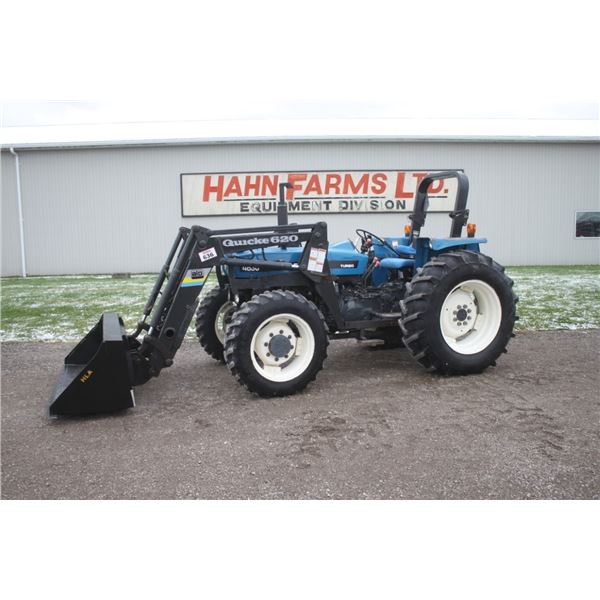 New Holland 4630 Turbo 4wd tractor, Alo 620 SL loader, 4029 hours