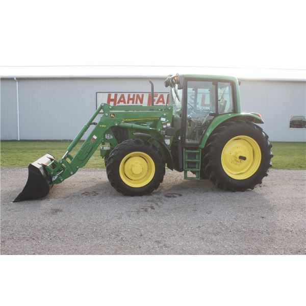 JD 6420 4wd tractor, cab, air, H310 loader, Autotrac ready, 4,900 hours