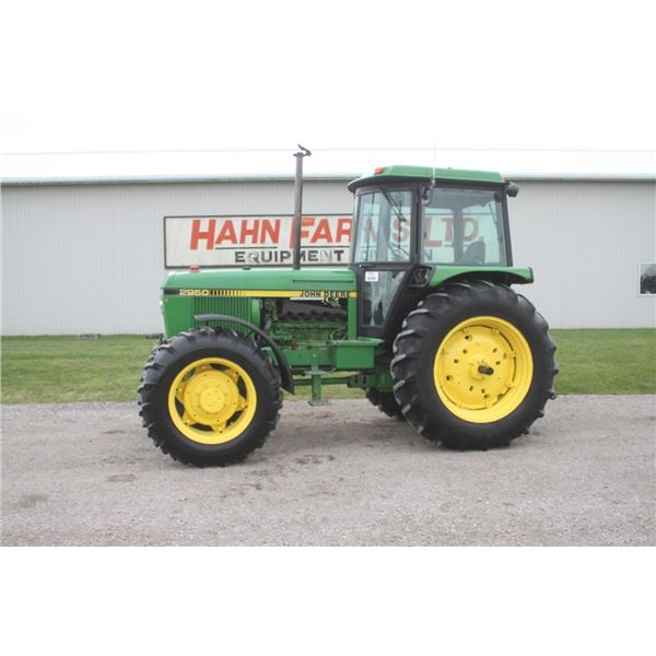 JD 2950 4wd tractor, cab, air, Hi/Lo, 18.4x38