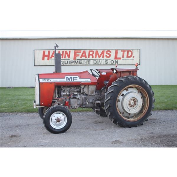 MF 265 2wd tractor, 4194 hours