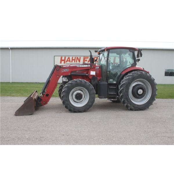 CIH Maxxum 125 4wd tractor, cab, air, loader
