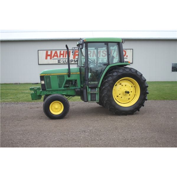 JD 6400 2wd tractor, cab, air, PowerQuad, 4196 hours