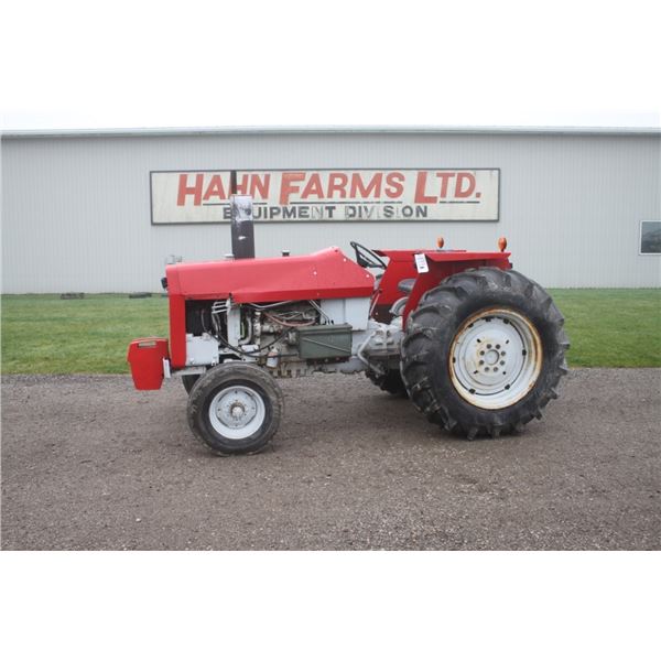 MF 265 2wd tractor, showing 2025 hours