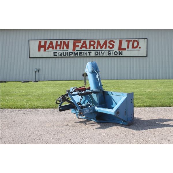 North American 292, double auger 7.5' snowblower, hydraulic turn, used very little