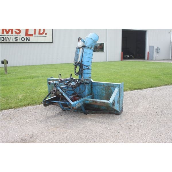 North American 86" 3pth, snowblower, hydraulic turn spout, deflector