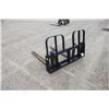 Image 3 : Walco 5500Lb pallet forks, 48" tines, Alo/Euro hookup, New and Unused
