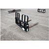 Image 4 : Walco 5500Lb pallet forks, 48" tines, Alo/Euro hookup, New and Unused