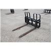 Image 2 : Walco 5500Lb pallet forks, 48" tines, Alo/Euro hookup, New and Unused