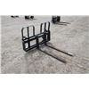 Image 1 : Walco 5500Lb pallet forks, 48" tines, Alo/Euro hookup, New and Unused