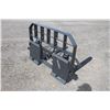 Image 4 : Challenger 3700 lbs deluxe pallet fork, 42" tines, universal skidsteer QT, New and Unused