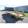 Image 6 : 22' tandem axle trailer, pinot hitch, ramps