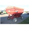 Image 4 : 250 bu gravity wagon, double reach under carriage