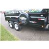 Image 10 : 2022, Weberlane DWL1472LP tandem axle low profile dump trailer, black