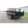 Image 6 : 2022, Weberlane DWL1472LP tandem axle low profile dump trailer, black