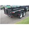Image 9 : 2022, Weberlane DWL1472LP tandem axle low profile dump trailer, black