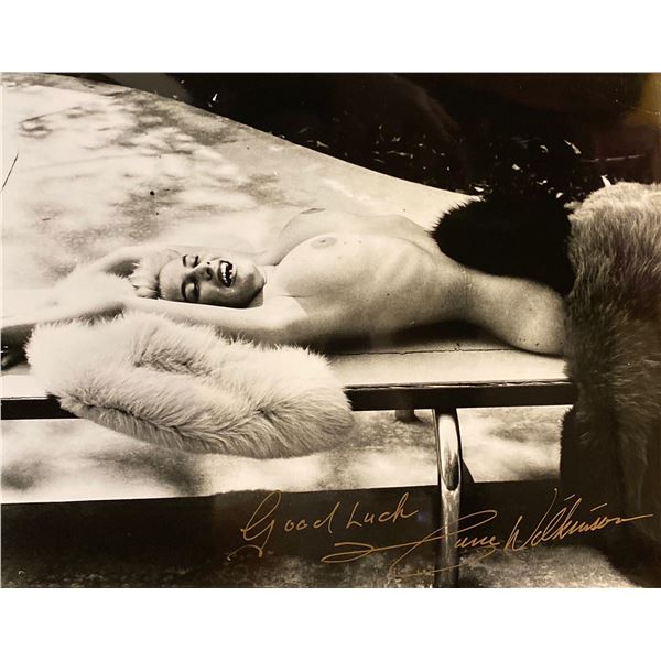 June Wilkinson  signed photo