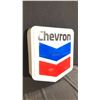 Image 2 : CHEVRON ILLUMINATED LOGO SIGN 20"W X 24"H