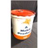 Image 2 : A MOBIL PRODUCT 9" H GREASE OIL DRUM