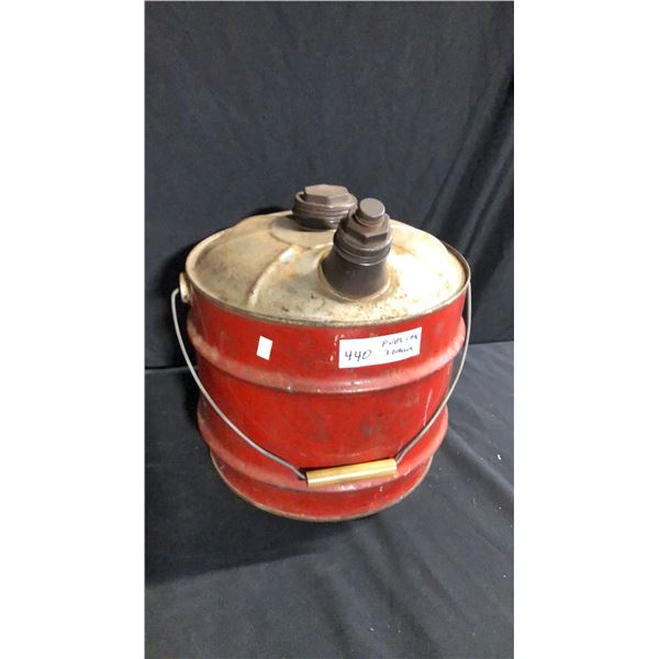 RED FUEL CAN 3 GALLON 13" H