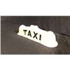 Image 2 : CREAM TAXI ROOF LIGHT SIGN 20" W