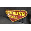 Image 2 : SEIBERLING TIRES DOUBLE SIDED PORCELAIN SIGN W37" X H18"