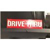Image 1 : DRIVE-THRU VACUUM MOULDED SIGN W96" X H25"