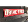 Image 2 : DRIVE-THRU VACUUM MOULDED SIGN W96" X H25"
