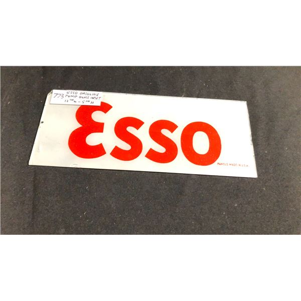 ESSO GASOLINE PUMP GAS INSET W12  X H5 