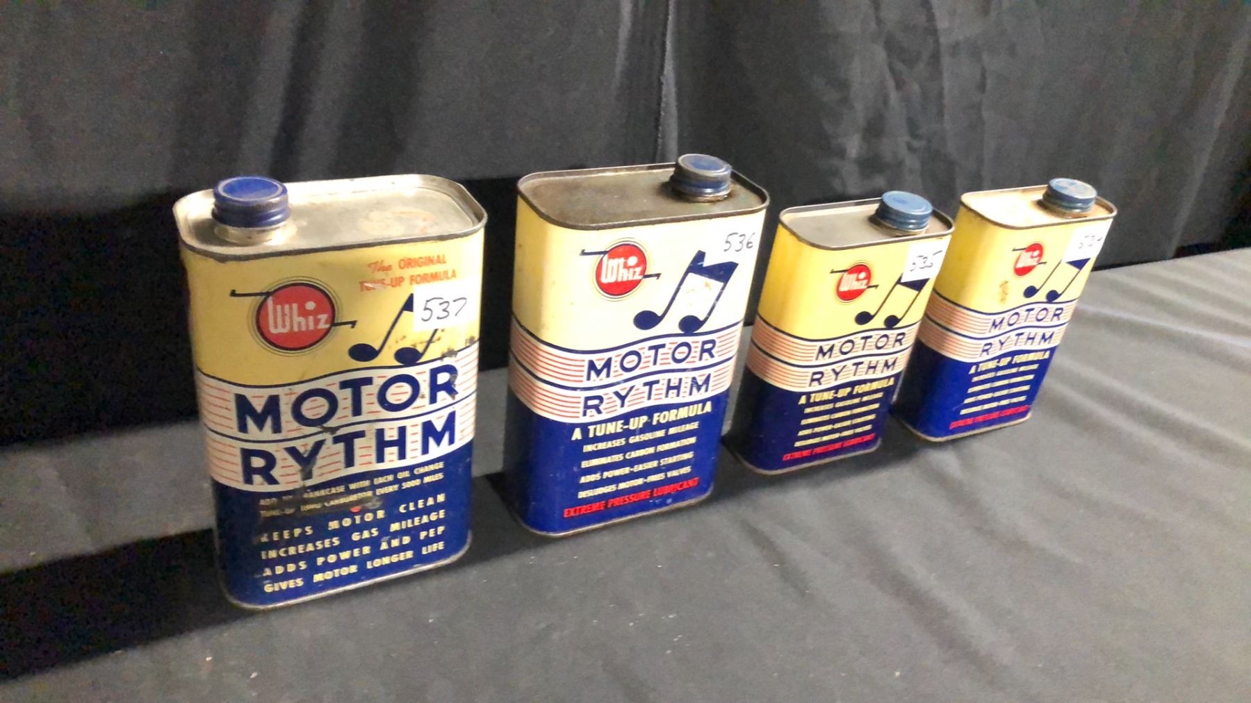 WHIZ MOTOR RYTHM 2 OF 16 OZS AND 2 OF 32 OZS W/ CONTENTS - Able Auctions