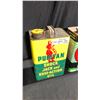 Image 2 : WYNN'S FRICTION PROOFING, ALLSTATE MOTOR OIL AND PURITAN SHOCK-JACK  EMPTY CANS US GALLON